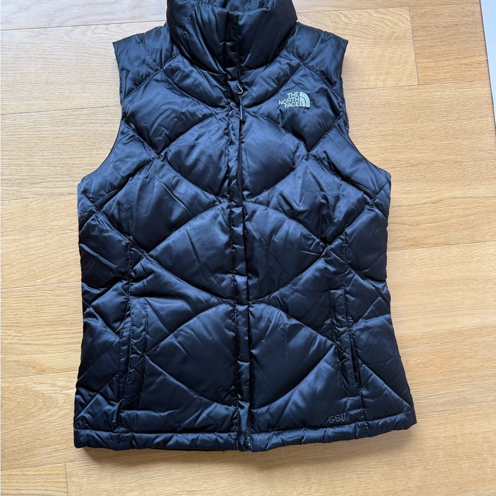 The North Face Black Quilted Down Vest
